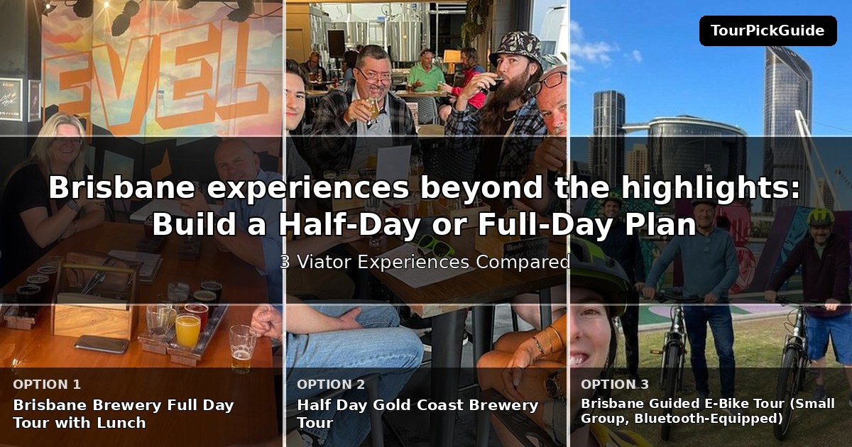 Brisbane experiences beyond the highlights – three Viator experiences compared