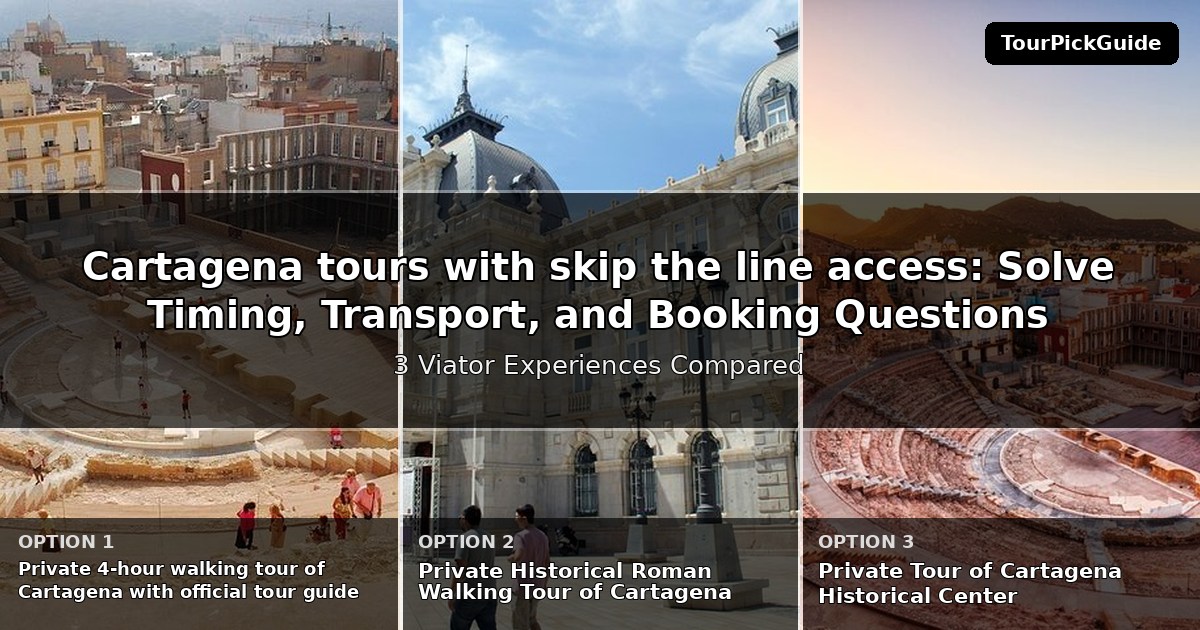 Cartagena tours with skip the line access – three Viator experiences compared