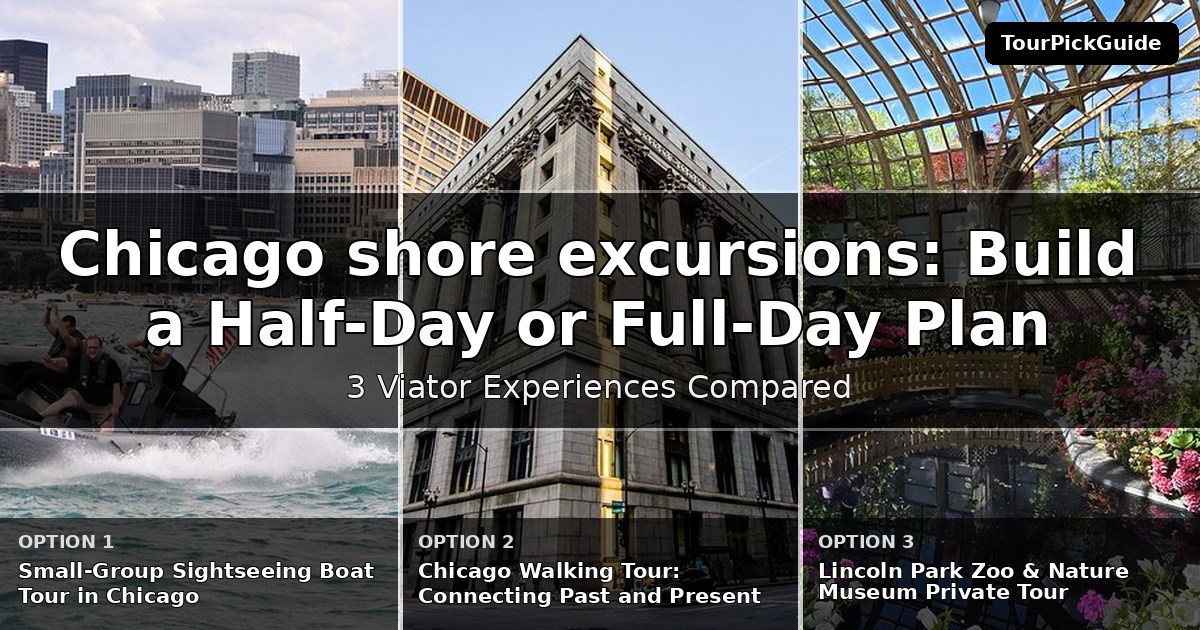 Chicago shore excursions – three Viator experiences compared