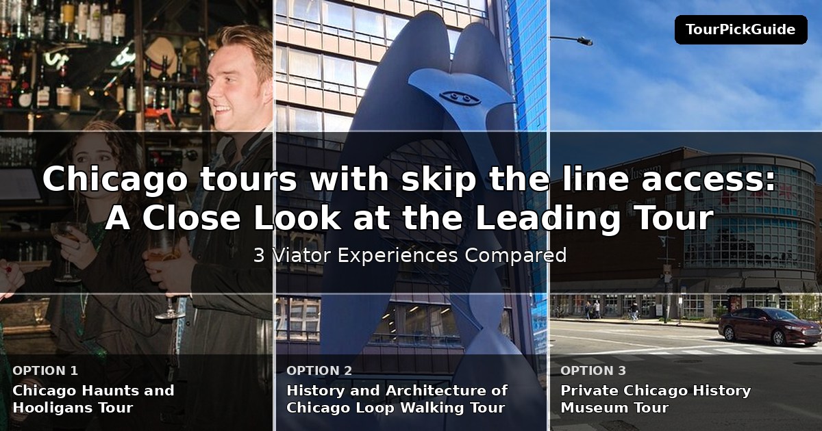 Chicago tours with skip the line access – three Viator experiences compared