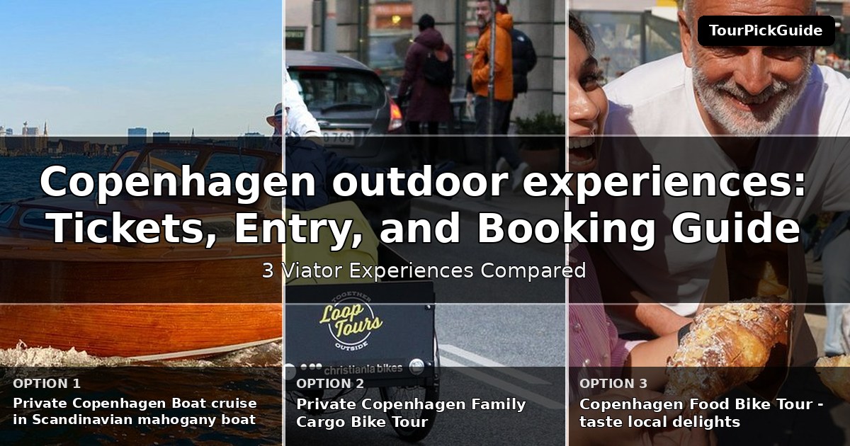 Copenhagen outdoor experiences – three Viator experiences compared