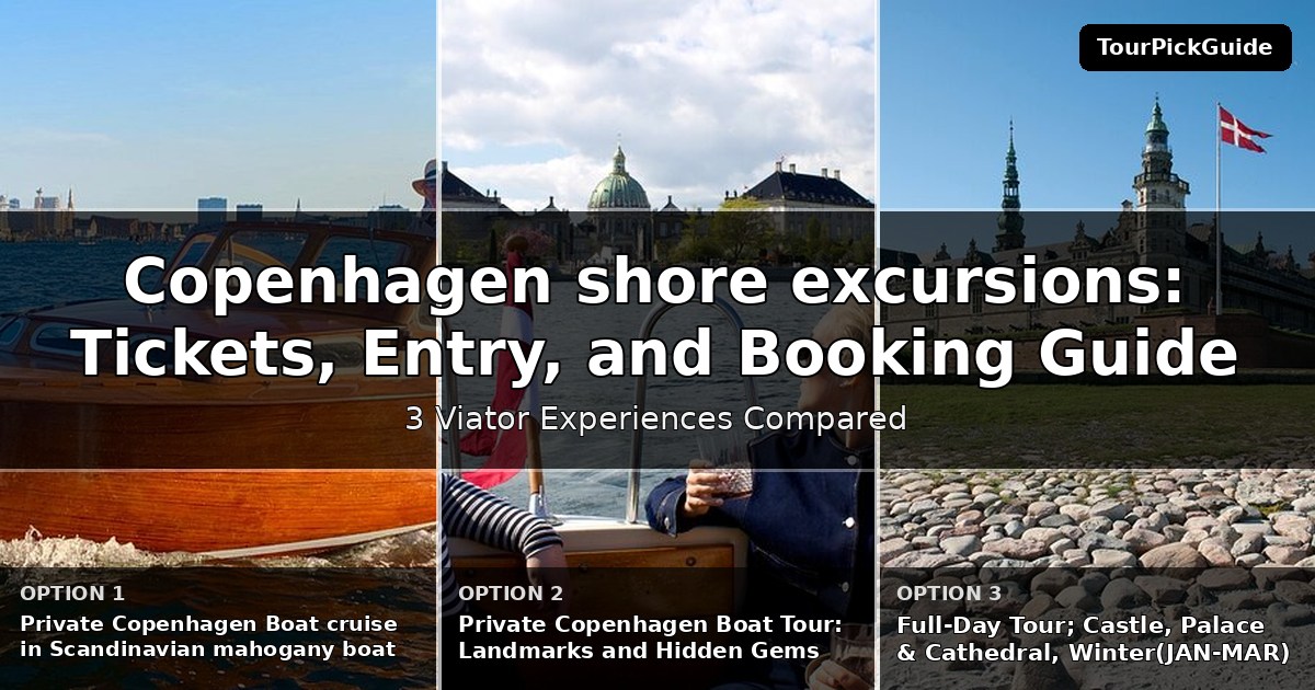 Copenhagen shore excursions – three Viator experiences compared