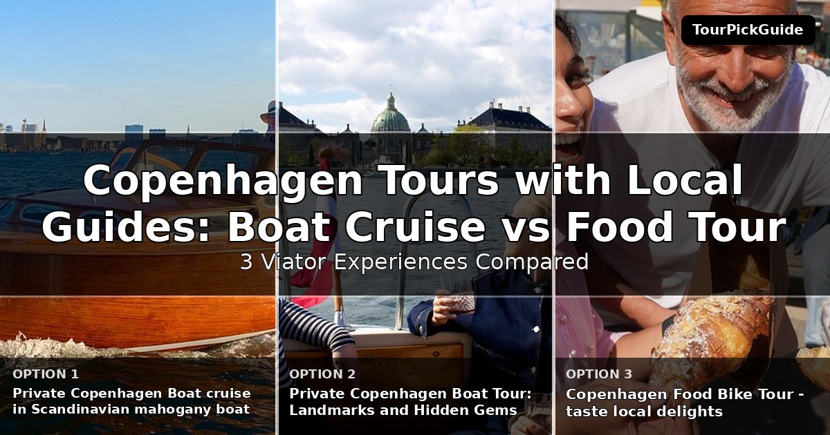 Copenhagen tours with local guides – three Viator experiences compared