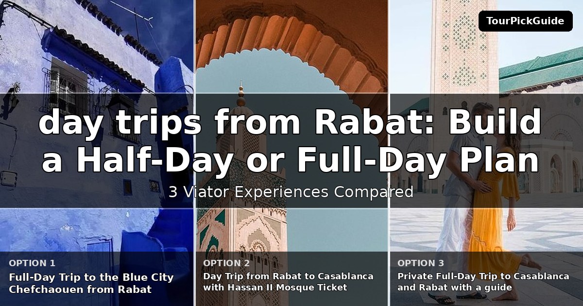day trips from Rabat – three Viator experiences compared