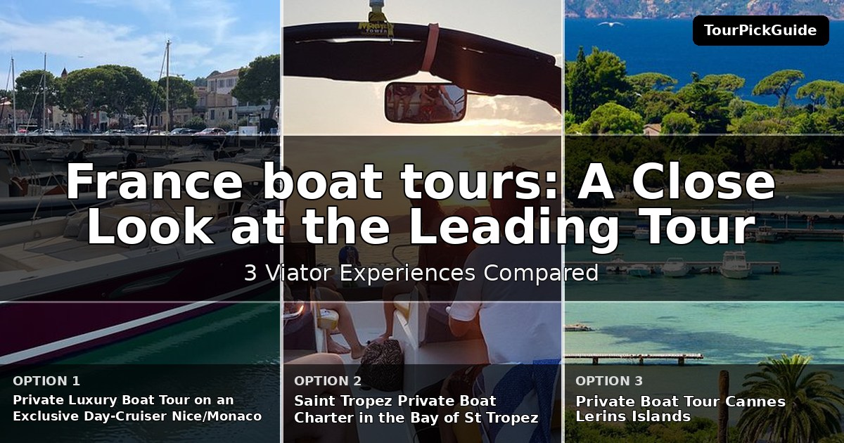 France boat tours – three Viator experiences compared
