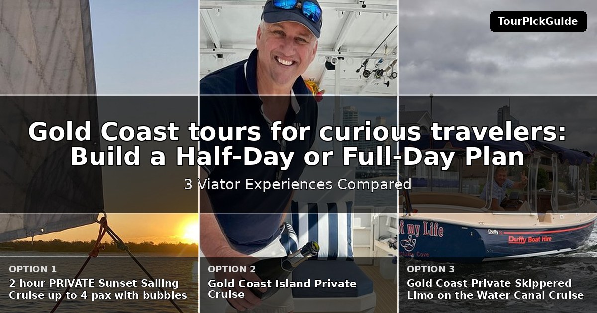 Gold Coast tours for curious travelers – three Viator experiences compared