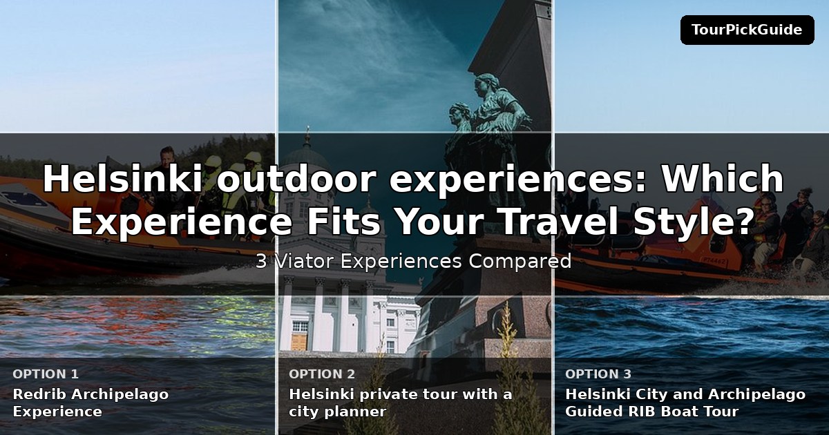 Helsinki outdoor experiences – three Viator experiences compared
