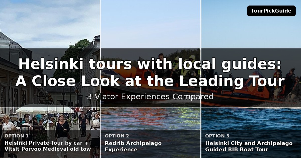 Helsinki tours with local guides – three Viator experiences compared