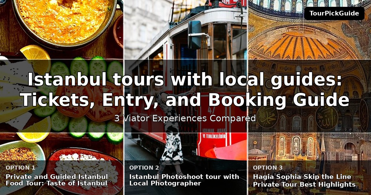Istanbul tours with local guides – three Viator experiences compared