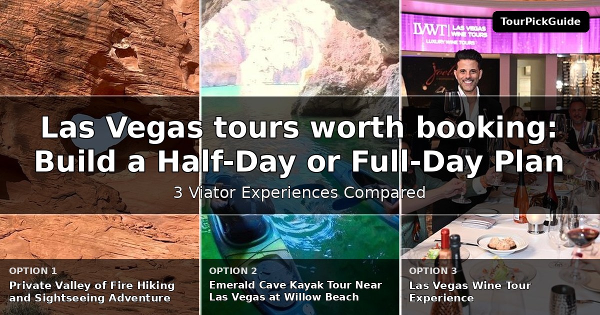 Las Vegas tours worth booking – three Viator experiences compared