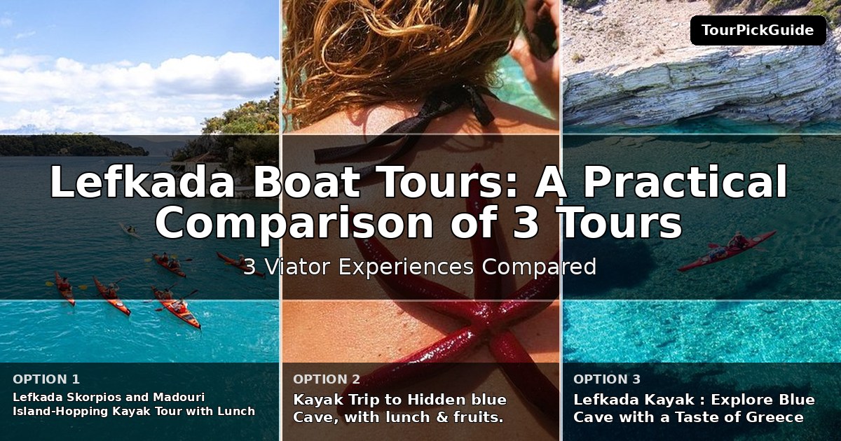Lefkada boat tours – three Viator experiences compared