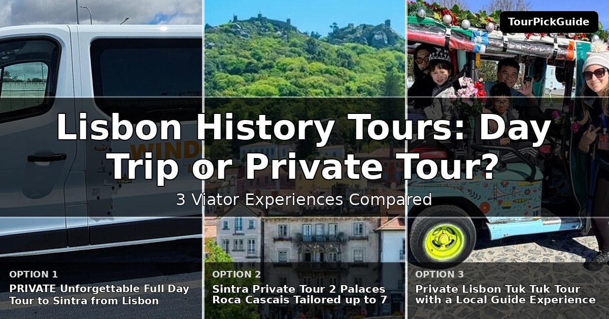 Lisbon history tours – three Viator experiences compared