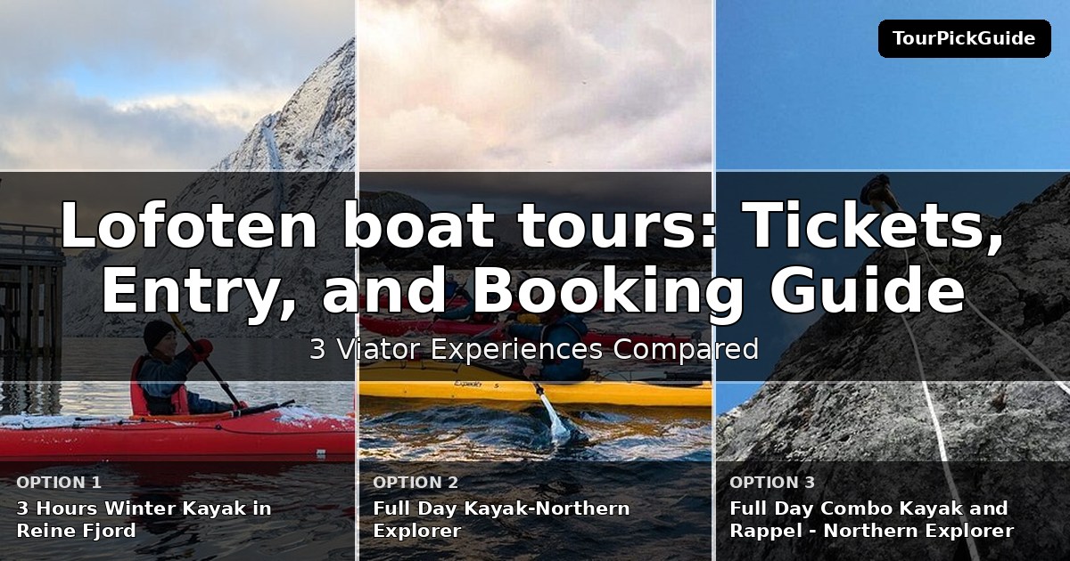 Lofoten boat tours – three Viator experiences compared