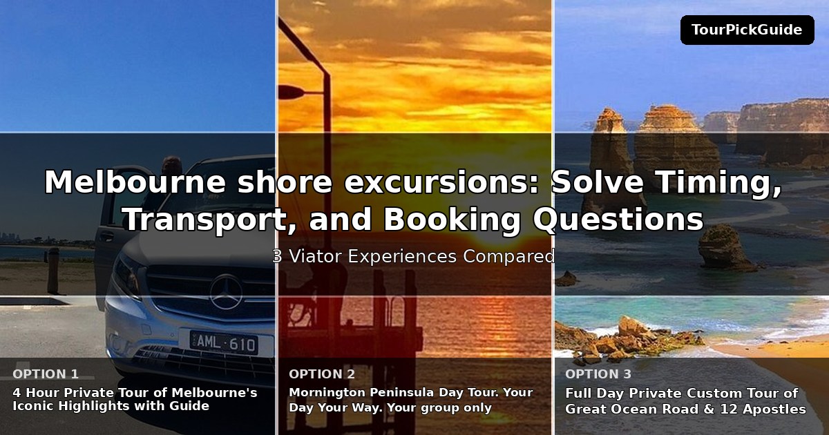 Melbourne shore excursions – three Viator experiences compared