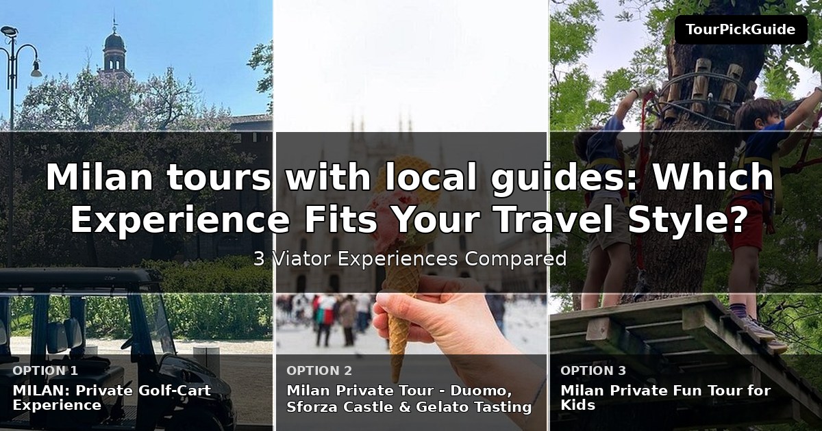Milan tours with local guides – three Viator experiences compared