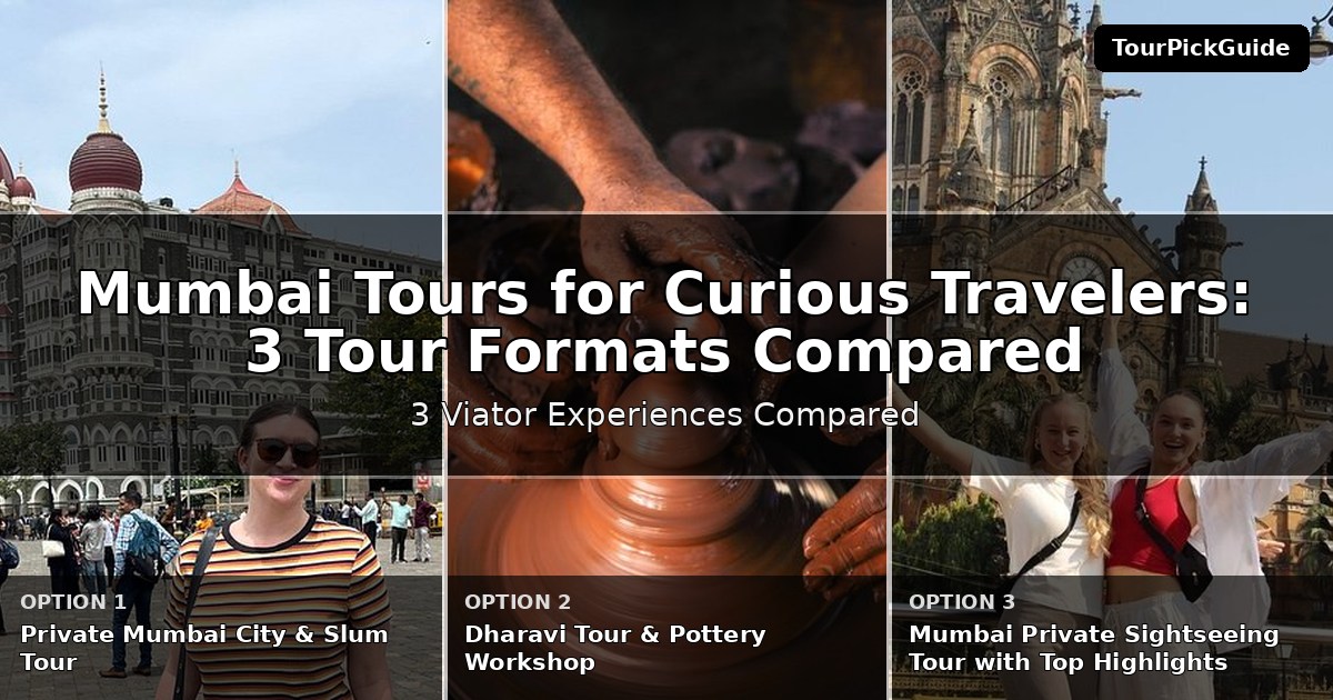 Mumbai tours for curious travelers – three Viator experiences compared
