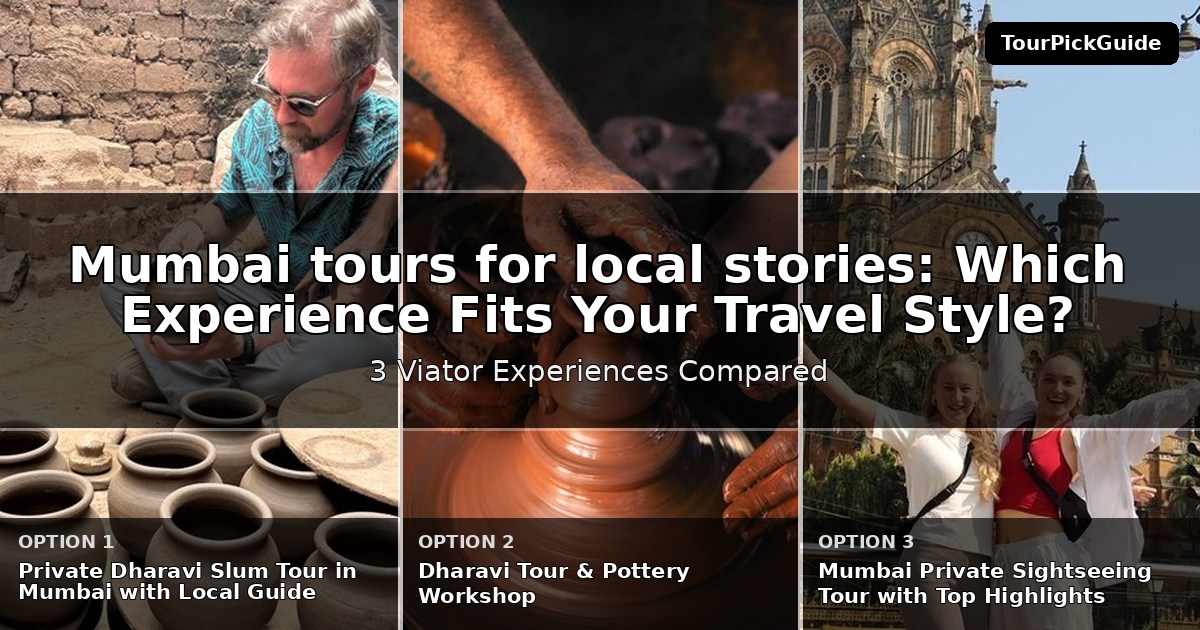 Mumbai tours for local stories – three Viator experiences compared
