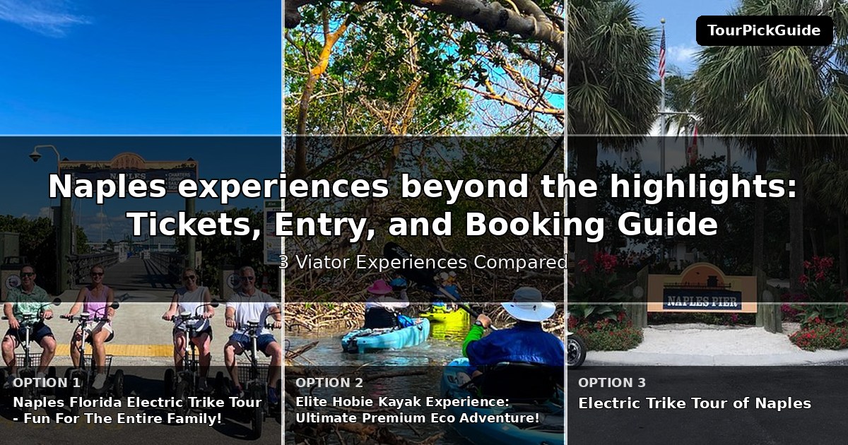 Naples experiences beyond the highlights – three Viator experiences compared
