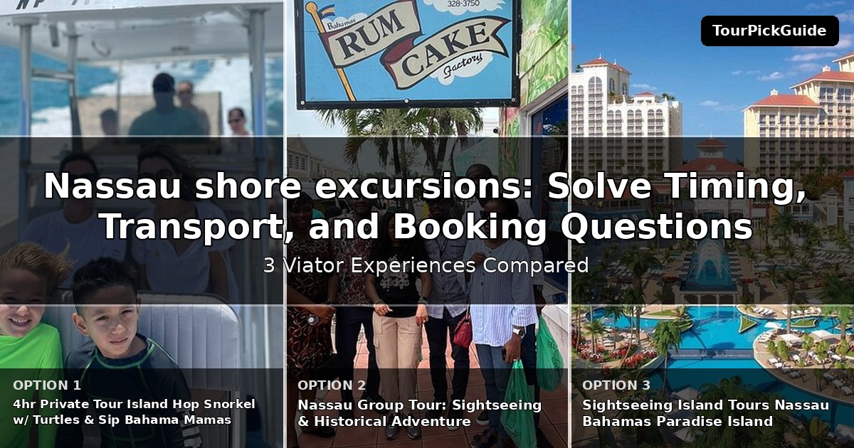 Nassau shore excursions – three Viator experiences compared