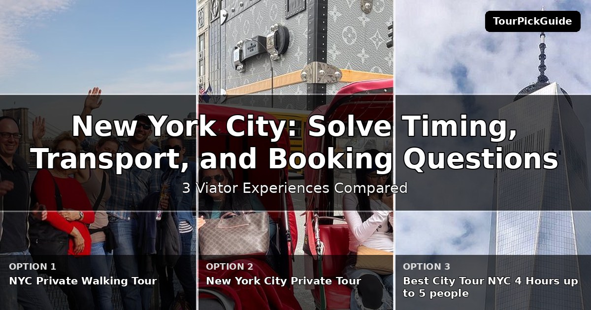 New York City tours with skip the line access – three Viator experiences compared