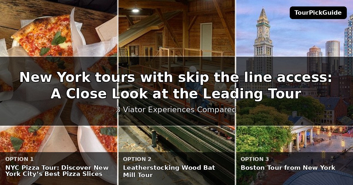 New York tours with skip the line access – three Viator experiences compared
