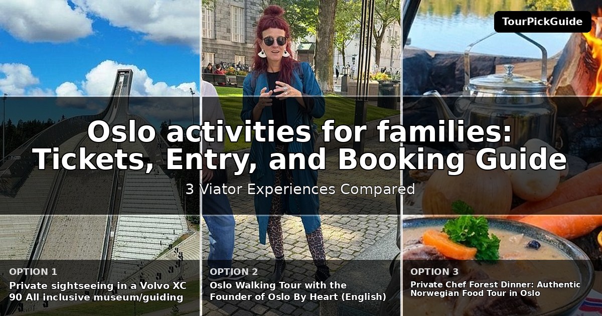Oslo activities for families – three Viator experiences compared