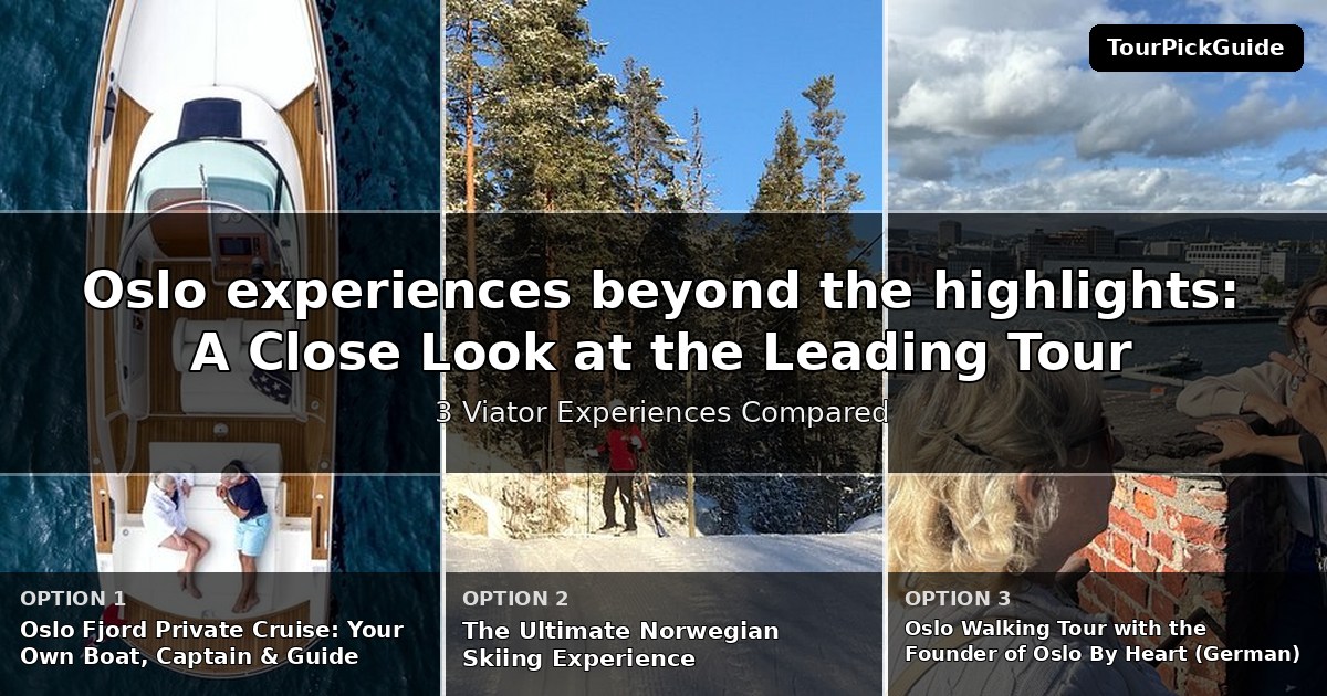 Oslo experiences beyond the highlights – three Viator experiences compared