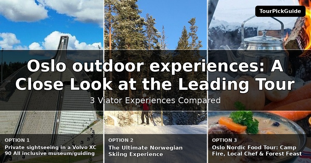 Oslo outdoor experiences – three Viator experiences compared