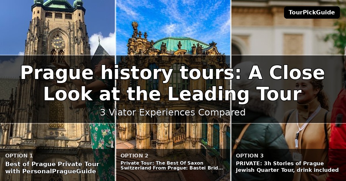 Prague history tours – three Viator experiences compared