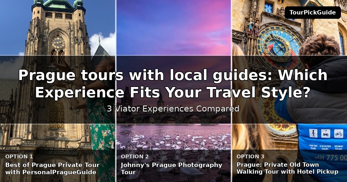 Prague tours with local guides – three Viator experiences compared