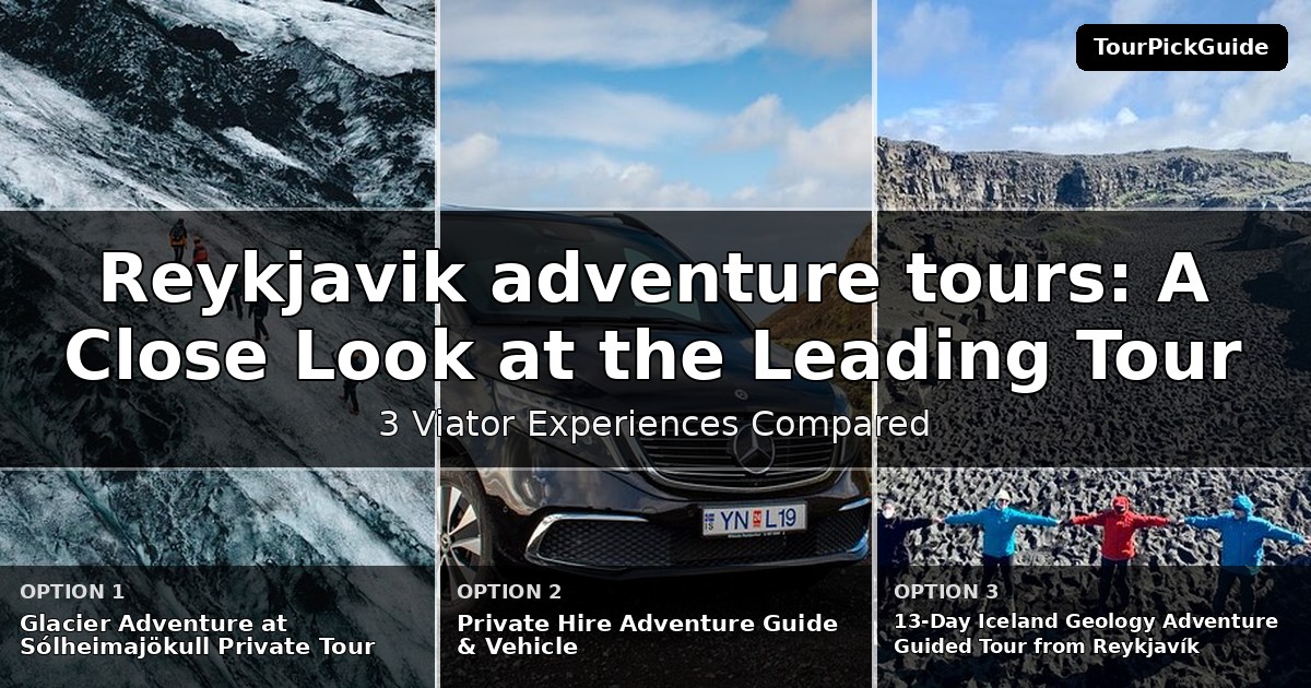 Reykjavik adventure tours – three Viator experiences compared