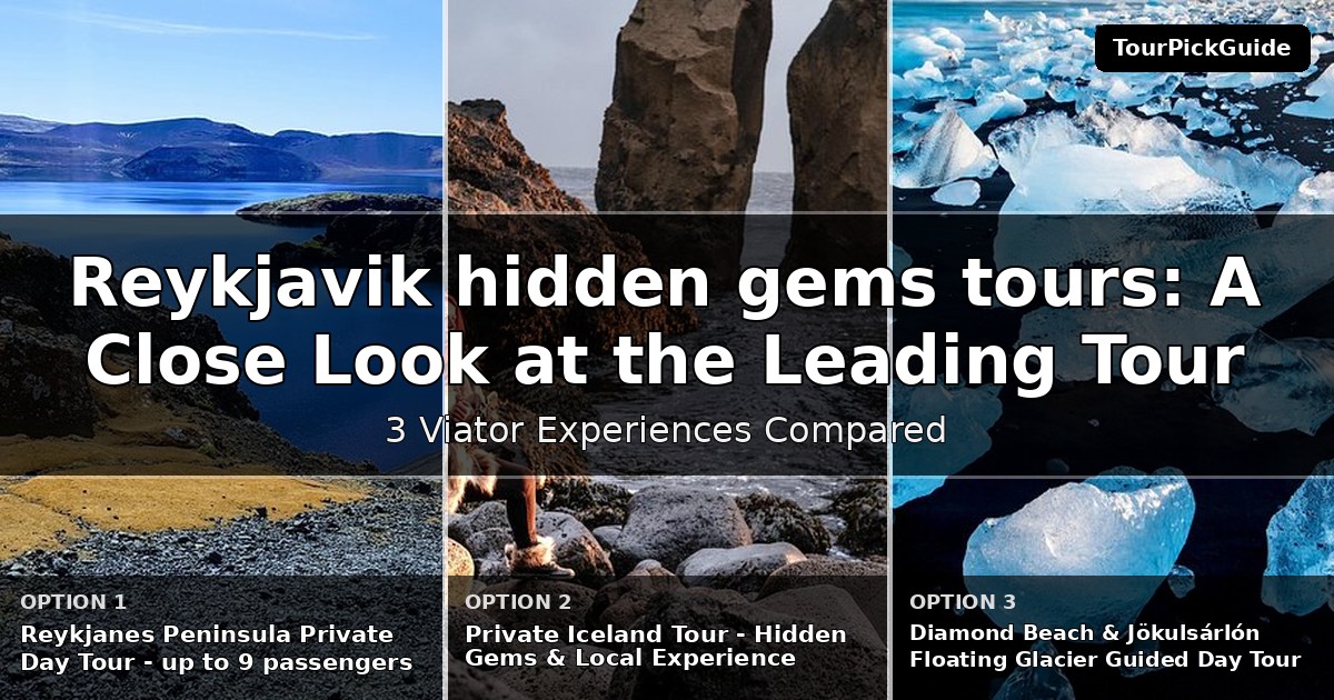 Reykjavik hidden gems tours – three Viator experiences compared