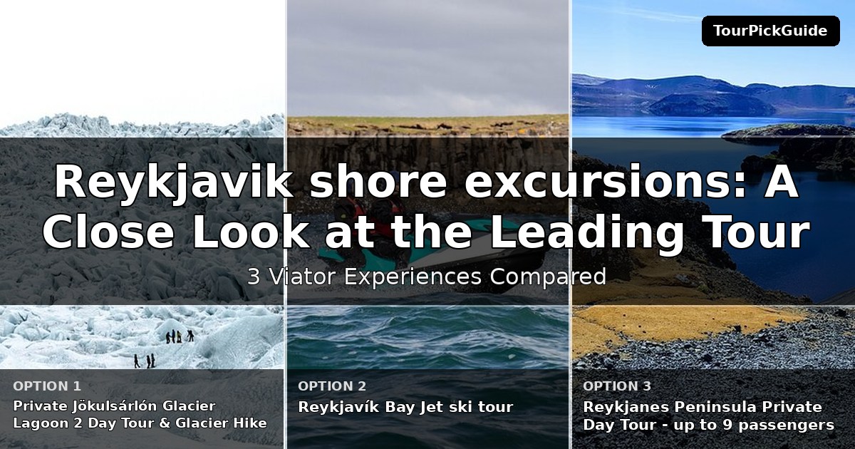 Reykjavik shore excursions – three Viator experiences compared