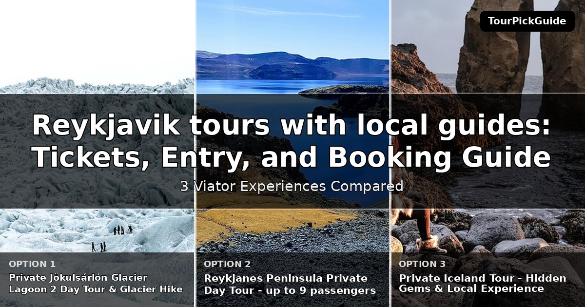 Reykjavik tours with local guides – three Viator experiences compared