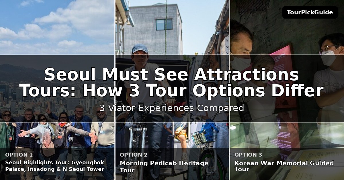 Seoul must see attractions tours – three Viator experiences compared