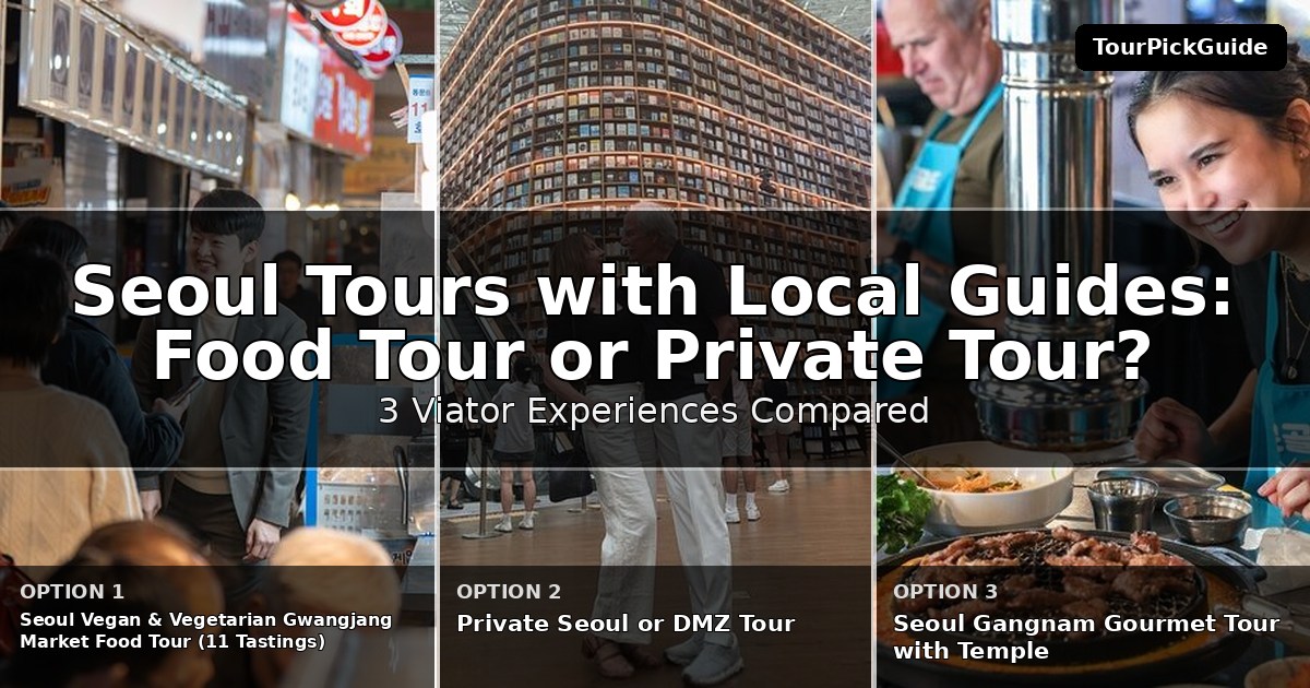 Seoul tours with local guides – three Viator experiences compared