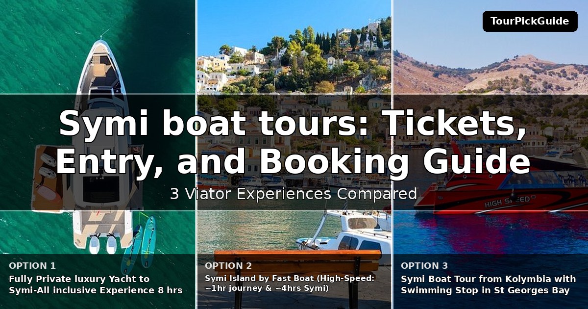 Symi boat tours – three Viator experiences compared