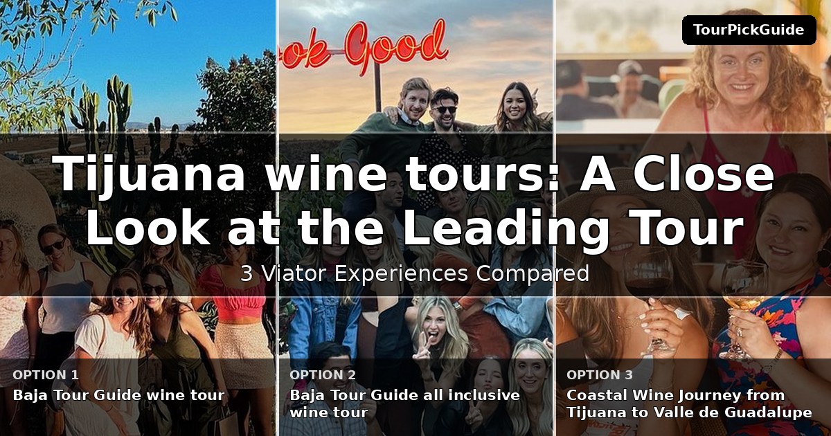 Tijuana wine tours – three Viator experiences compared