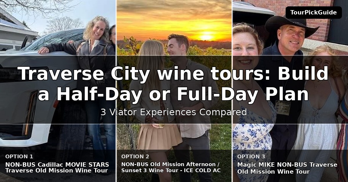Traverse City wine tours – three Viator experiences compared