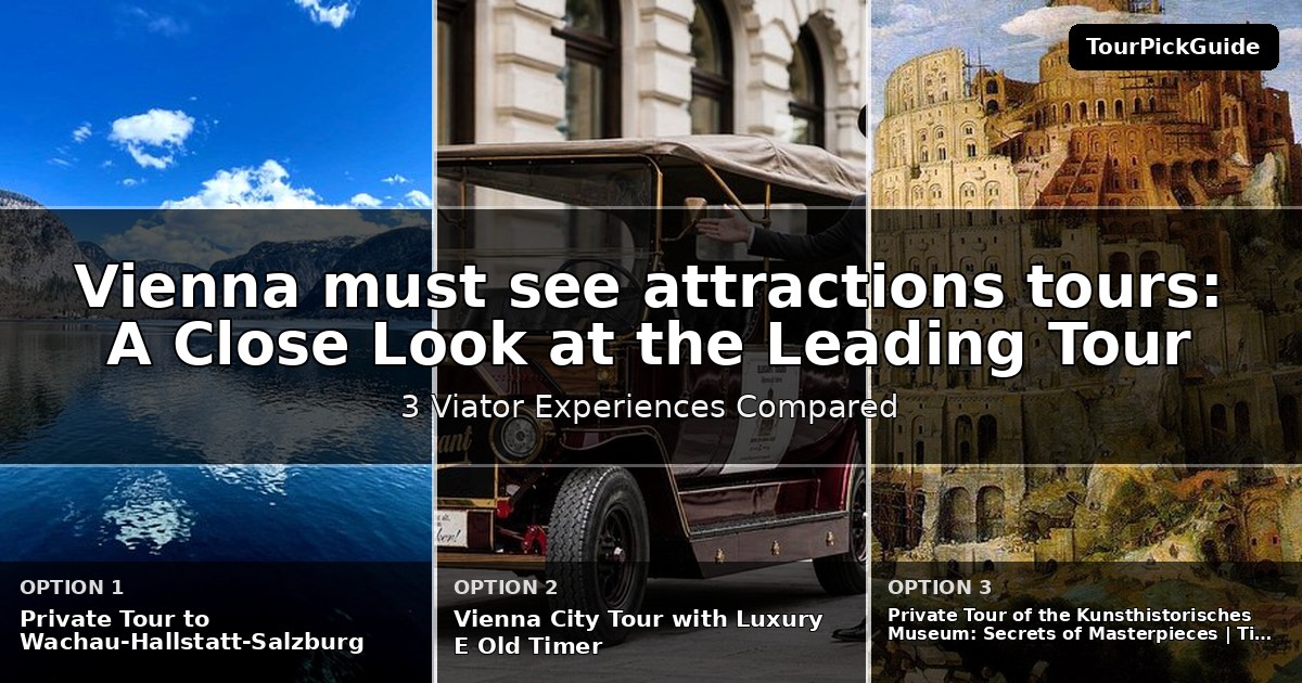 Vienna must see attractions tours – three Viator experiences compared