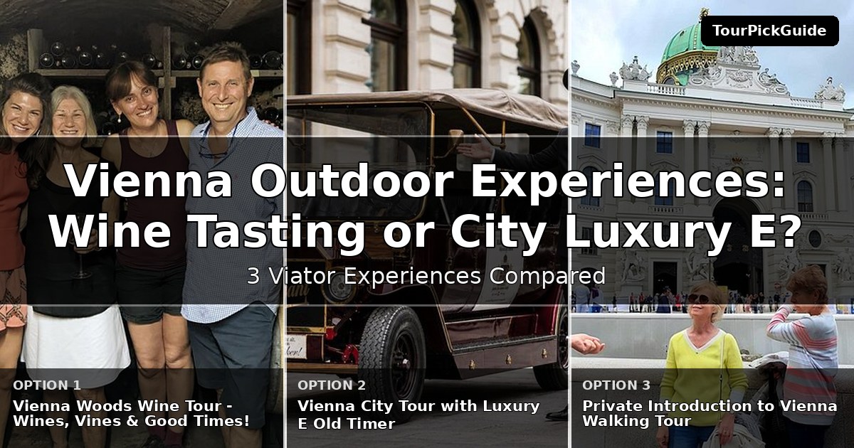 Vienna outdoor experiences – three Viator experiences compared