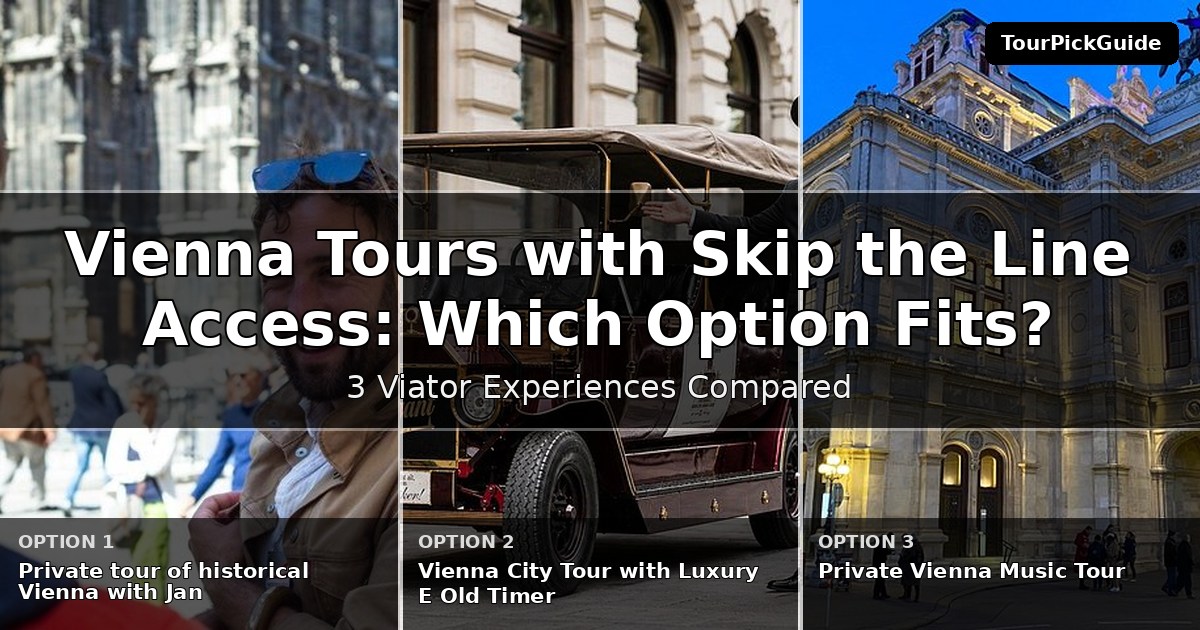 Vienna tours with skip the line access – three Viator experiences compared