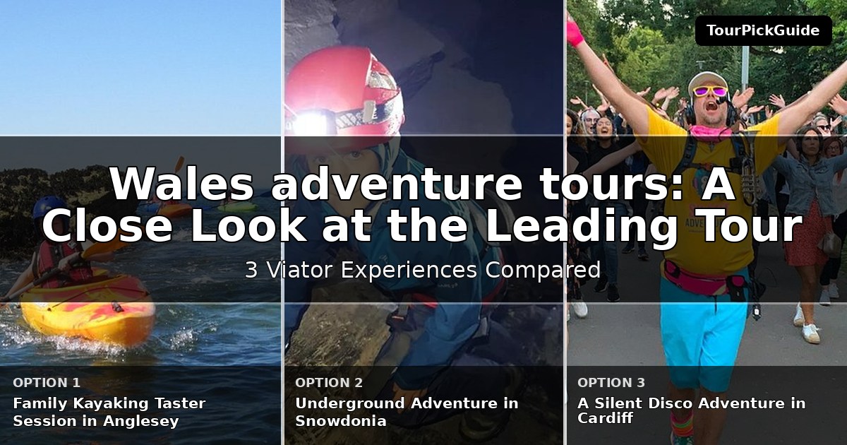 Wales adventure tours – three Viator experiences compared