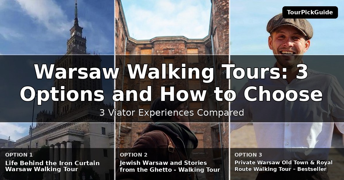 Warsaw walking tours – three Viator experiences compared