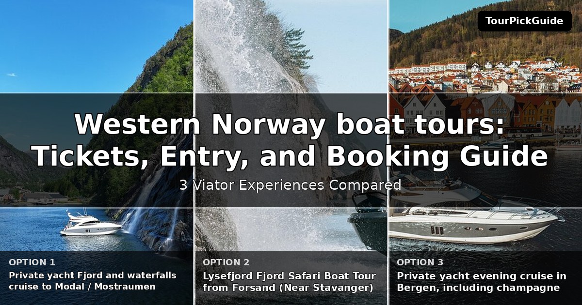 Western Norway boat tours – three Viator experiences compared