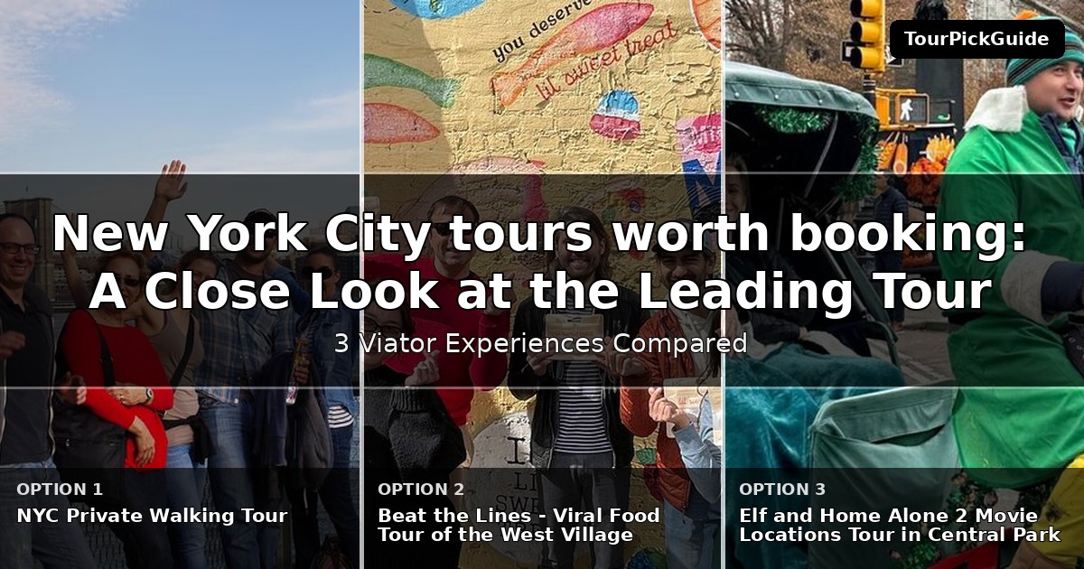 New York City tours worth booking – three Viator experiences compared